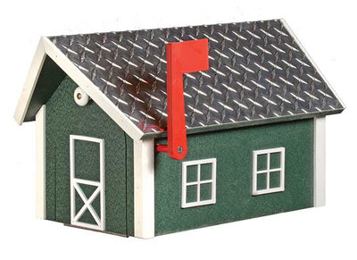 MailboxDELUXE DIAMOND PLATE MAILBOX - Weatherproof 100% Recycled Poly in 14 Colorsbarndiamond plateSaving Shepherd