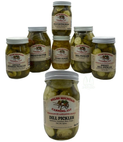 PicklesCLASSIC DILL PICKLES - 16 & 32 oz Jars NO SUGAR Amish Homemade in Lancaster USAdillfarm marketSaving Shepherd