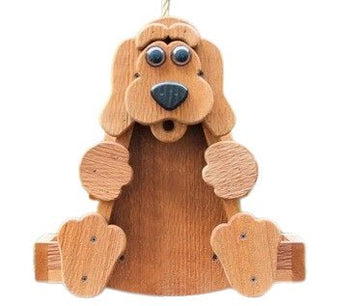 Bird FeederRUSTIC DOG BIRD FEEDER - Amish Handmade Mushroom Woodbirdbird feederSaving Shepherd