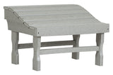 ADIRONDACK CHAIR FOOTREST - 4 Season Maintenace Free Poly Outdoor Ottoman in 19 Colors