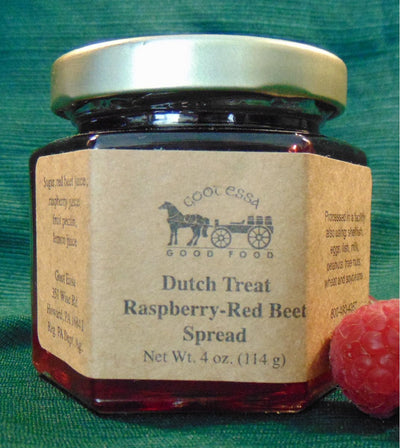 RASPBERRY RED BEET SPREAD - All Natural Amish Homemade Conserve