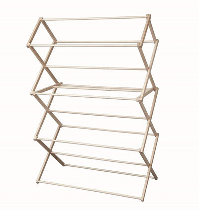 Drying RackEXTRA LARGE AMISH FOLDING DRYING RACK - 48W x 70H x 23D Maple Clothes LaundryAmishclothesSaving Shepherd