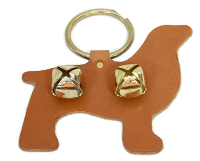 Door ChimeDOOR CHIME - LEATHER DOG with SLEIGH BELLS in 4 Colors - Amish Handmade in USAbellschimesSaving Shepherd