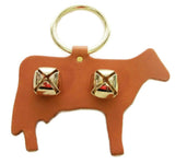 Door ChimeDOOR CHIME - LEATHER COW with SLEIGH BELLS in 4 Colors - Amish Handmade in USAbellschimesSaving Shepherd