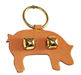 Door ChimeDOOR CHIME - LEATHER PIG with SLEIGH BELLS in 4 Colors - Amish Handmade in USAbellschimeschristmasTanSaving Shepherd
