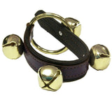 Door Chime2 LAYER LEATHER STRAP w/ 4 SLEIGH BELLS - 5 Colors - Amish Handmade USAbellbellsSaving Shepherd