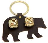 Door ChimeDOOR CHIME - LEATHER BEAR with JINGLE BELLS in 4 Colors - Amish Handmade in USAbearbearsSaving Shepherd