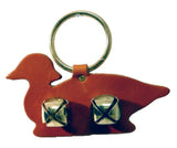 Door ChimeDOOR CHIME - LEATHER DUCK with JINGLE BELLS in 4 Colors - Amish Handmade in USAbellbellsSaving Shepherd