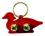 Door ChimeDOOR CHIME - LEATHER DUCK with JINGLE BELLS in 4 Colors - Amish Handmade in USAbellbellsSaving Shepherd