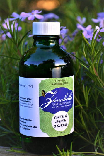 Skin CareFACE & NECK TONER with Rose Water, Orange Blossom Water & Witch HazelACEchemical freeSaving Shepherd