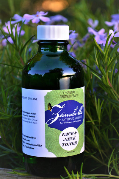 Skin CareFACE & NECK TONER with Rose Water, Orange Blossom Water & Witch HazelACEchemical freeSaving Shepherd