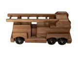 Wooden & Handcrafted ToysFIRE ENGINE LADDER TRUCK - First Responder Wood Toy USA MadeAmishchildrenSaving Shepherd