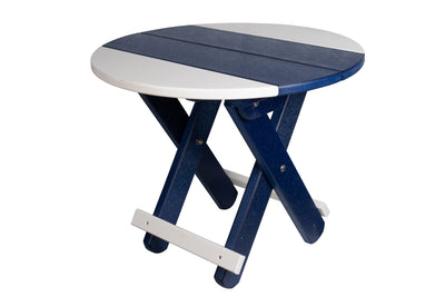 TablesFOLDING ROUND END SIDE TABLE - 4 Season Portable Accent FurniturebarbistroSaving Shepherd
