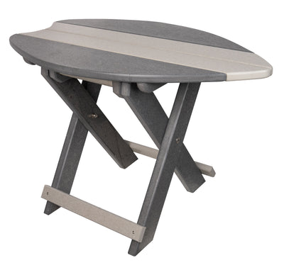 TablesFOLDING SURFBOARD ACCENT TABLE - 4 Season Portable Nautical BoardbarbistroSaving Shepherd