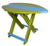 TablesFOLDING SURFBOARD ACCENT TABLE - 4 Season Portable Nautical BoardbarbistroSaving Shepherd