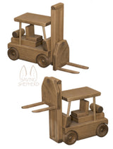 FORK LIFT WOOD TOY TRUCK Amish Handmade Wooden Toys for Play & Display