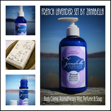 Skin CareFRENCH LAVENDER AROMATHERAPY GIFT SET - Creme, Body Mist , Perfume & SoapACEbar soapSaving Shepherd