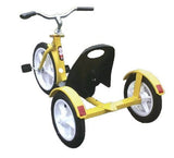 CHOPPER Style Tricycle Amish Handcrafted Quality in Safety Yellow