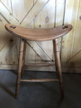 Bar StoolsCUSTOM SADDLE STOOL ~ Amish Handmade Equestrian Wood SeatstoolstoolsSaving Shepherd