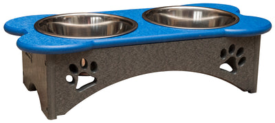 4½" CAT / SMALL DOG FEEDER - Elevated Poly Vinyl in Custom Colors