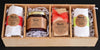 Food Gift BasketsGOURMET SNACK BOX - Cave Aged Soft Cheeses Strawberry Cranberry Preserve & Crackersbundledelicacyfarm marketSaving Shepherd