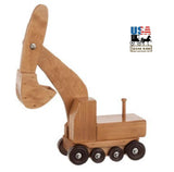 Wooden & Handcrafted ToysEXCAVATOR WOOD TOY - Handmade Construction Shovel Bucket Truck USAAmishchildrenSaving Shepherd