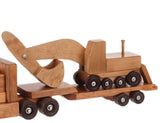 Wooden & Handcrafted ToysEXCAVATOR WOOD TOY - Handmade Construction Shovel Bucket Truck USAAmishchildrenSaving Shepherd