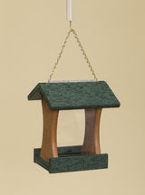 BIRD FEEDER in WROUGHT IRON HEART HANGER ~ Amish Handmade in 12 Color Choices