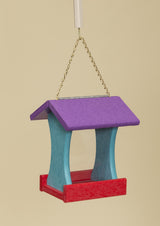 BIRD FEEDER - Amish Handmade Weatherproof Recycled Poly ~ 18 Bright Color Choices