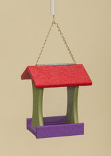 BIRD FEEDER - Amish Handmade Weatherproof Recycled Poly ~ 18 Bright Color Choices