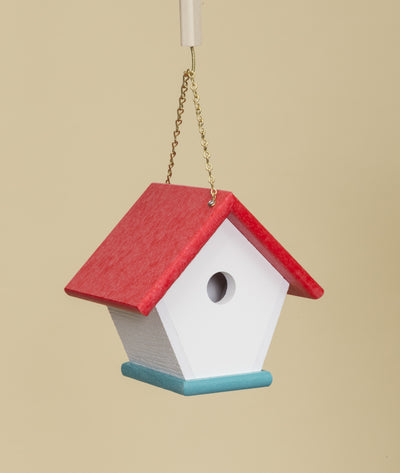 Bird HouseWREN BIRD HOUSE - Amish Handmade Weatherproof Poly Hanger - 17 Color Choicesbirdbird houseSaving Shepherd