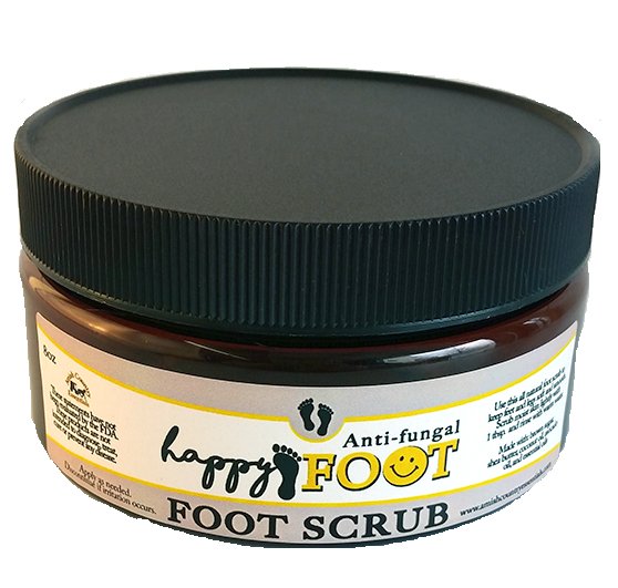 Skin CareHAPPY FOOT Anti Fungal Scrub - All Natural Brown Sugar & Essential OilsACEbuttersSaving Shepherd