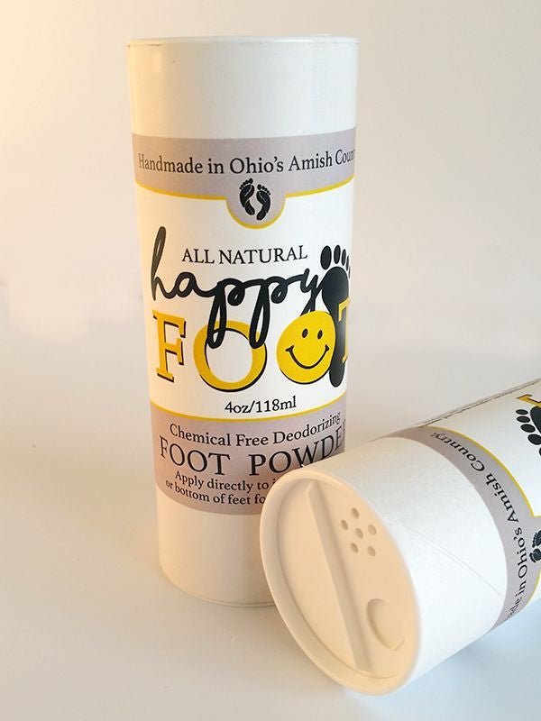 DeoderantHAPPY FOOT Deodorizer ~ Chemical Free All Natural Foot Powder ~ Handmade in the USAACEdeodorantfootSaving Shepherd