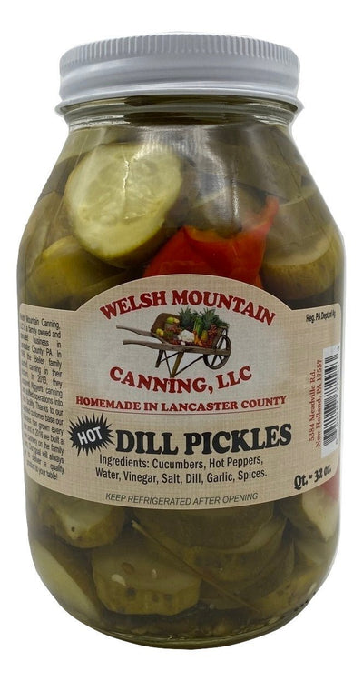 PicklesHOT DILL PICKLES - The Classic with a Bite & No Added Sugardillfarm markethot pepperPint (16 oz)1Saving Shepherd