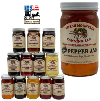 JamHOT PEPPER JAM - Amish Homemade Spicy Spread USAdipfarm marketSaving Shepherd