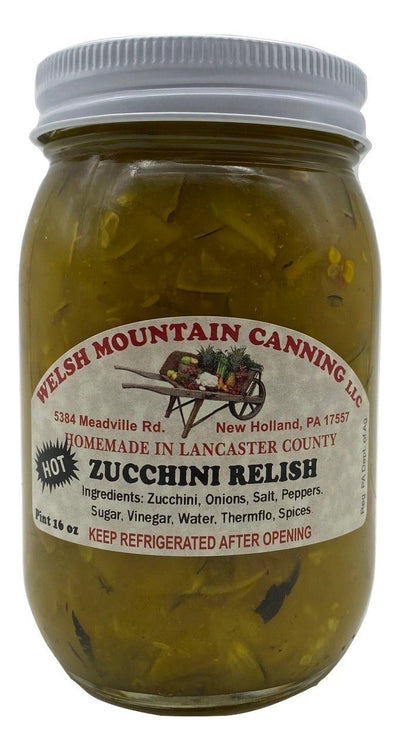 RelishHOT ZUCCHINI RELISH - Delicious Amish Homemade Sweet & Spicy BlenddelicacydipSaving Shepherd