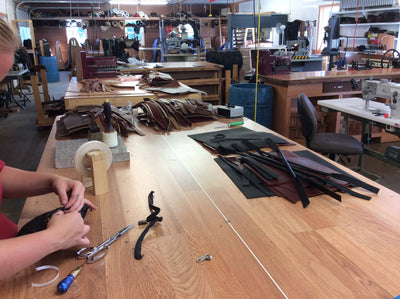 TAPE MEASURE HOLSTER - Amish Handmade Riveted Leather Rule Holder USASaving Shepherd