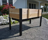 Raised Garden Bed4' x 2' RAISED GARDEN BED - Red Cedar Elevated Plant Boxgardengarden cartSaving Shepherd