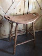 Bar StoolsCUSTOM SADDLE STOOL ~ Amish Handmade Equestrian Wood SeatstoolstoolsSaving Shepherd