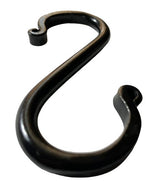 Norman Beiler Metalcraft6 Wrought Iron S Hooks - 3" Hand Forged with Scrolls (Set of Six)blacksmithironSaving Shepherd