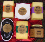 Food Gift BasketsINDIVIDUAL GIFT BASKET - 4 Artisanal Cheeses with Fudge & HoneybundledelicacySaving Shepherd