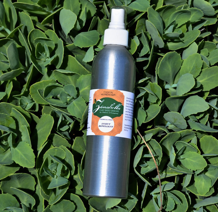 CHEMICAL FREE INSECT REPELLENT - Lemongrass, Rose Geranium & Peppermint Aromatherapy Bug Spray