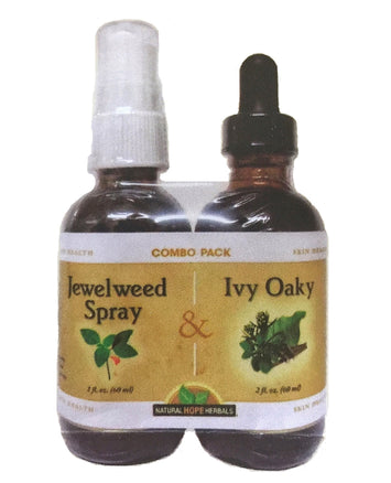 HerbalSKIN SUPPORT COMBO PACK - IVY OAKY TINCTURE & JEWELWEED SPRAYherbHerbalSaving Shepherd