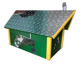MailboxCOUNTRY TRACTOR MAILBOX - Diamond Plate Green & Yellow Poly Mail BoxmailboxmotocycleSaving Shepherd