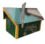 MailboxCOUNTRY TRACTOR MAILBOX - Diamond Plate Green & Yellow Poly Mail BoxmailboxmotocycleSaving Shepherd