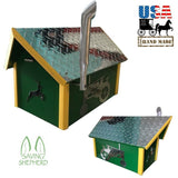 MailboxCOUNTRY TRACTOR MAILBOX - Diamond Plate Green & Yellow Poly Mail BoxmailboxmotocycleSaving Shepherd