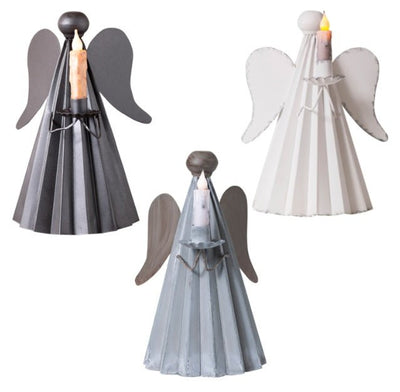 Candle Holders & AccessoriesANGEL CANDLESTICK HOLDER - Table Centerpiece Dinner Candle StandangelangelsSaving Shepherd
