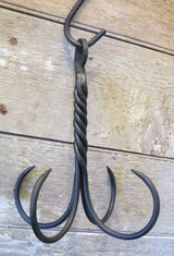 Herb HookWROUGHT IRON HERB HOOK Primitive Hand Forged Hanging Drying Racksaving shepherdSaving Shepherd