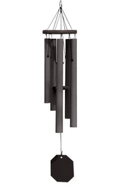 Wind ChimeSPARKLING BROOK WIND CHIME ~ Textured Black 30 inch Amish Handmade in USAchimegranite chimeSaving Shepherd