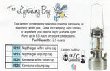 KEROSENE PRESSURE LANTERN - Amish Handcrafted "LIGHTNING BUG" HC 500 / 2 x 500CP 1,000 Candle Power - Made in USA